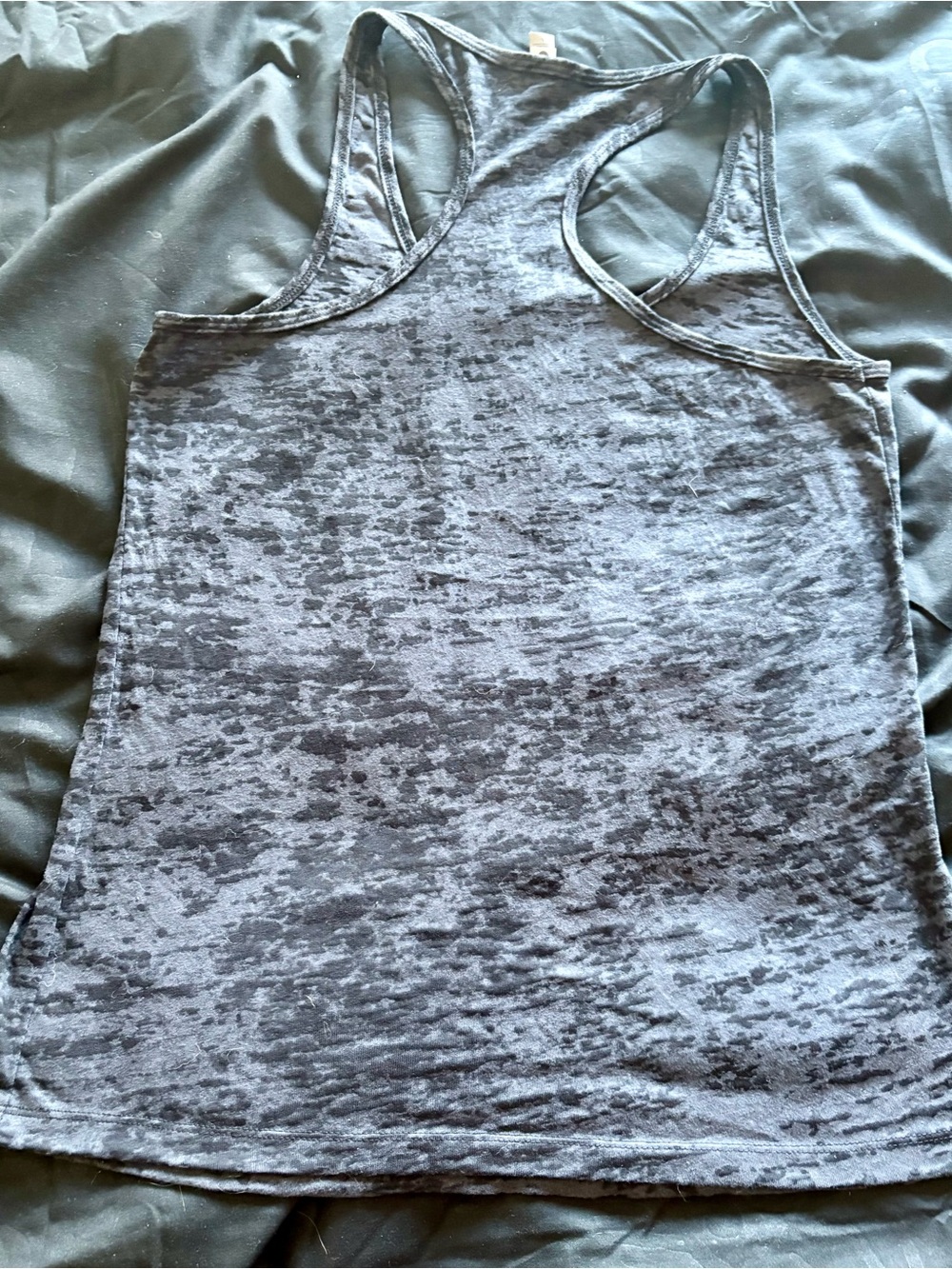 Next Level Apparel Black Women's Tank with Feathered Skull Graphic - Picture 3 of 4